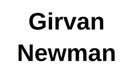 Girvan Newman | Solved Example | Social Information Networks