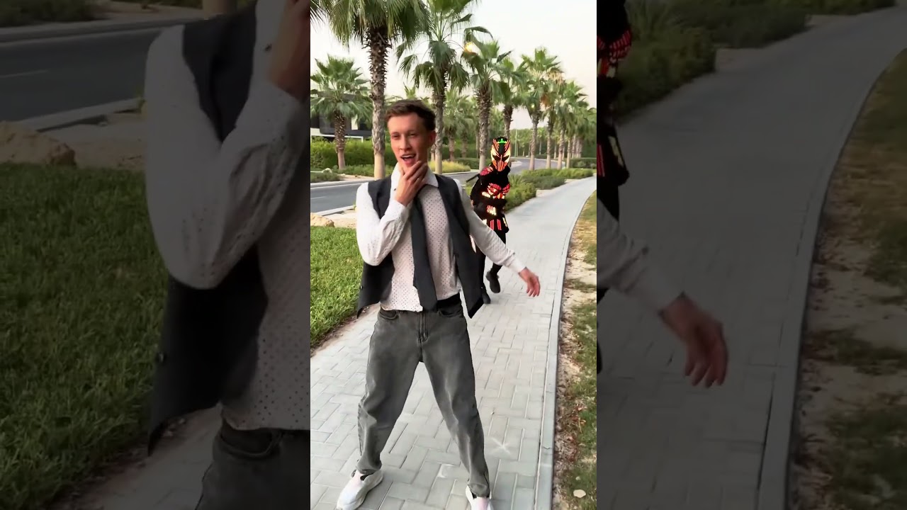 Why is she following me? 👽 