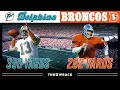 Marino vs. Elway Legend Duel! (Dolphins vs. Broncos 1985, Week 4)