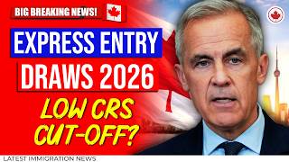 Big News! CRS Cut-Off Rising? Canada Express Entry Draws 2026 | Canada PR | Canada Immigration News