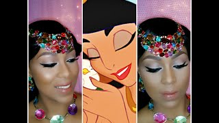 Princess Jasmine Makeup Tutorial + Contouring & Highlighting
