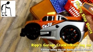 Charity Shop Shorts - Ripp's Garage Crank'n'Race toy car Gx30