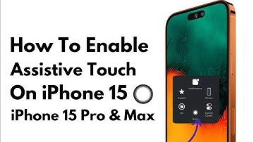 How To Enable Assistive Touch On iPhone 15|Plus|Pro|Max ! iPhone 15 Enavle Digital Home Button