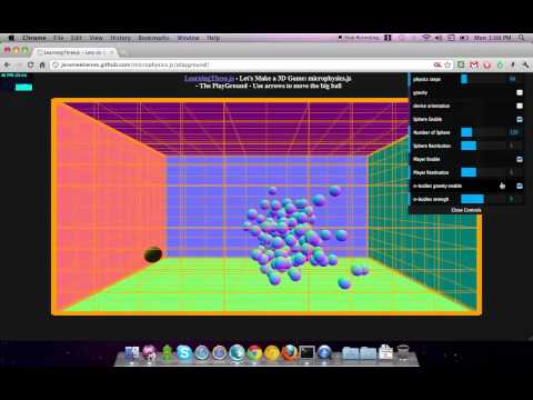 Let's Make a 3D game - microphysics.js