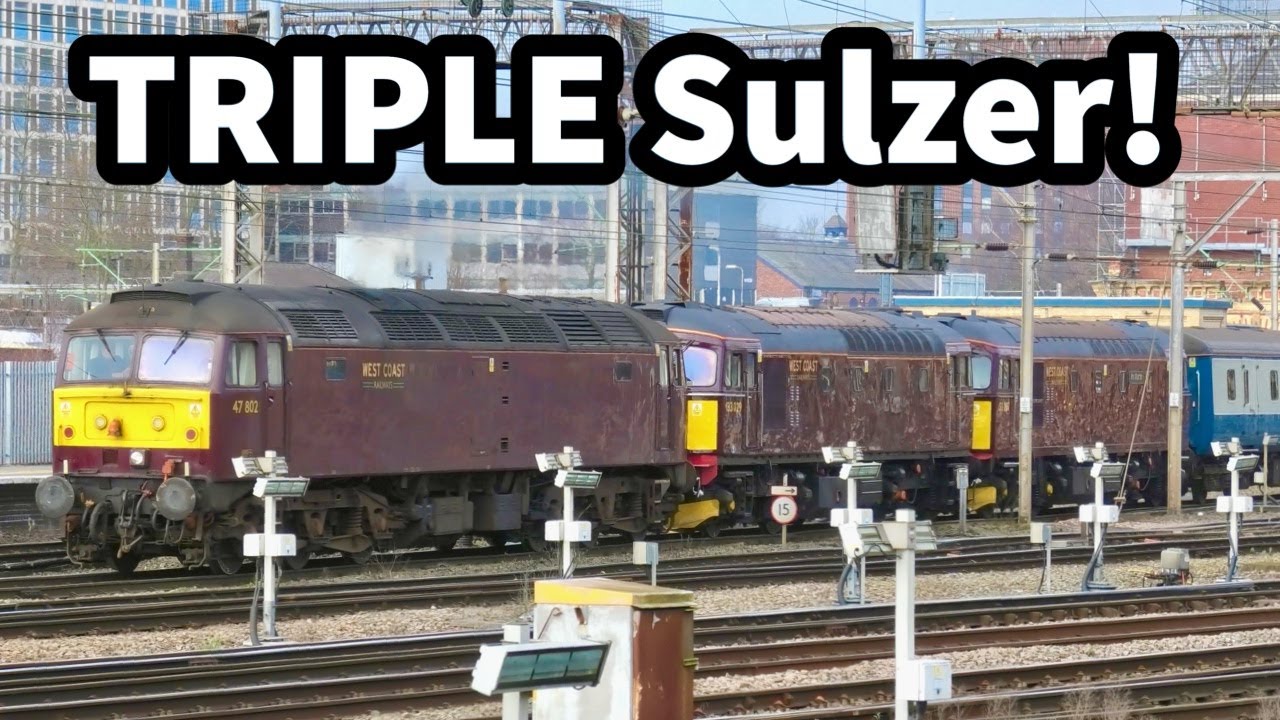 TRIPLE SULZER Power! Duff & Cromptons Head ECS plus SCREAMING Grid, 57003 & a BUSY Zippy at Work!