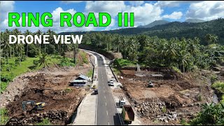 Drone View Ring Road 3 Manado saat Sudah Bisa Digunakan dan Pemukiman di sekitarnya.