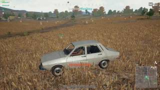 Noob driver kills me in PUBG (earrape in the end)