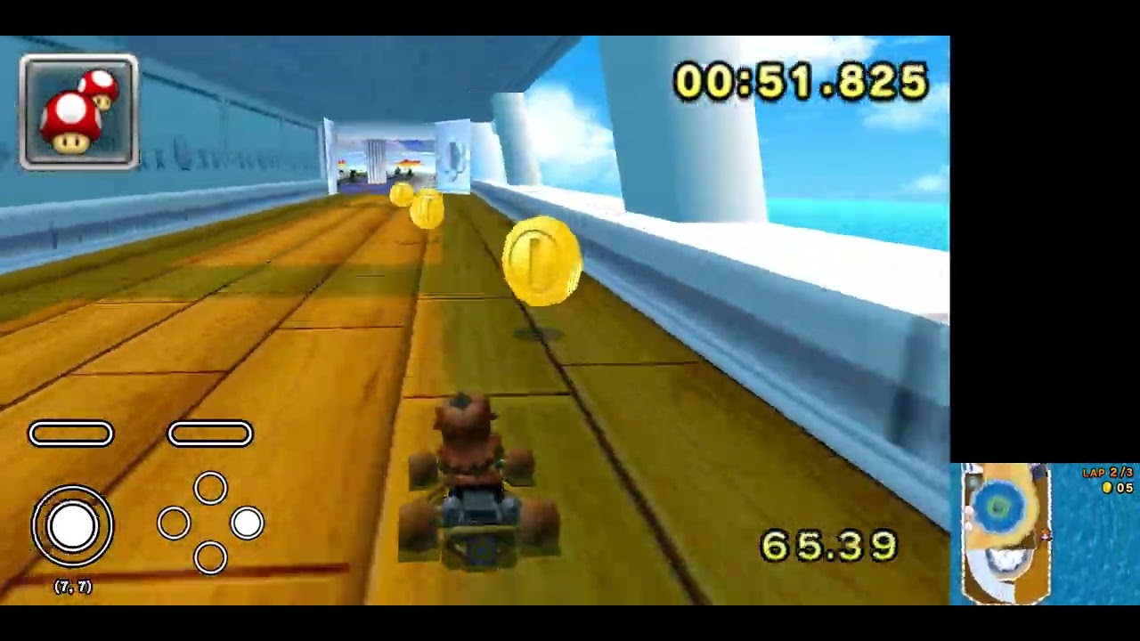 Mario Kart 7 - GCN Daisy Cruiser - Easy Staff Ghost