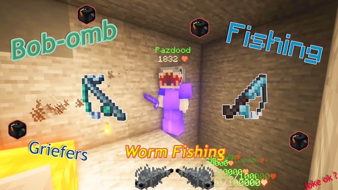 POV you are worm fishing in crystal hollows hypixel skyblock YouTube
