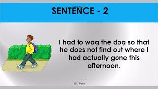WAG THE DOG Idiom 643 # Meaning and five sentences # SSC Words