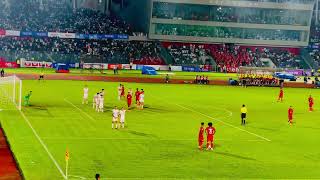 Hamza Choudhury Free Kick Goal vs Hong kong | Bangladesh vs Hong Kong |