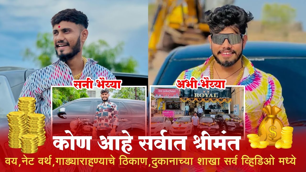 Biography of Sunny jadhav And Abhi Gaikwad | Sunny and abhi 💪 