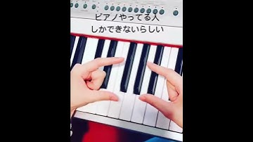 Thumbnail of 【ピアノやってる人しかできない？！】only who playing the piano can do it ?