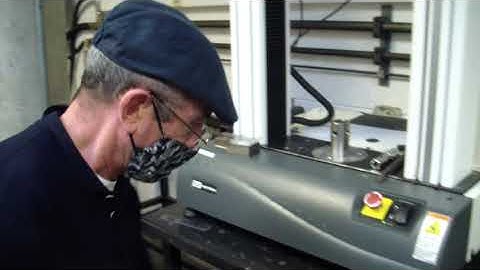 Instron 3366 Tensile set up part one