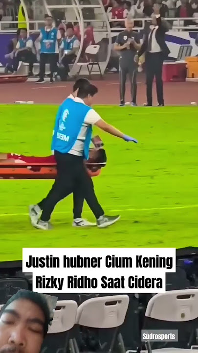 Justin hubner cium kening Rizki Ridho #timnasday #football #timnas #sepakbola