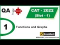CAT 2022 | QA Solutions | Slot 1 | Question 1 | Functions and Graphs | Moderate