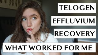 TELOGEN EFFLUVIUM RECOVERY | WHAT WORKED FOR ME | NO B.S. HAIR REGROWTH TIPS | LAUREN NEWLY