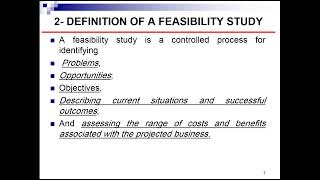 Introduction to Feasibility Study