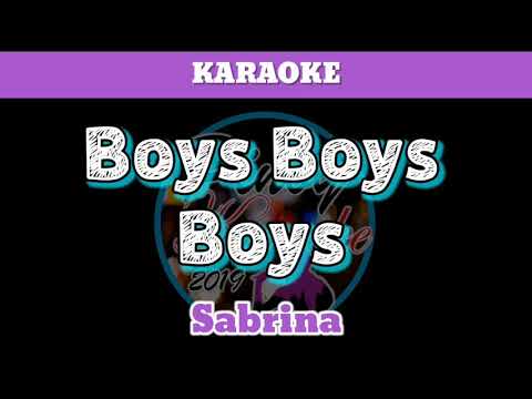 Boys Boys Boys by Sabrina (Karaoke)