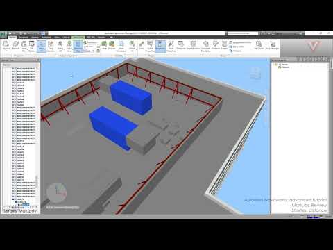 VC: Autodesk Navisworks: 12.03. Shortest distance