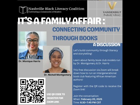 NBLC Webinar: Creating Family Book Clubs