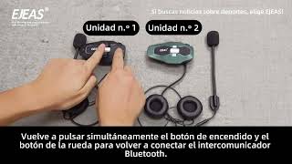 EJEAS X10 Phantom Bluetooth Intercom: Disconnection and Reconnection