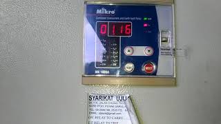 mikro mk 1000 fault