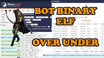 Bot Binary Digits Over Under Elf - Binary Trading Bots