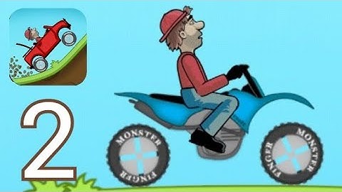 Hill Climb Racing - Gameplay Walkthrough Part 2 - Motocross Bike (iOS, Android)