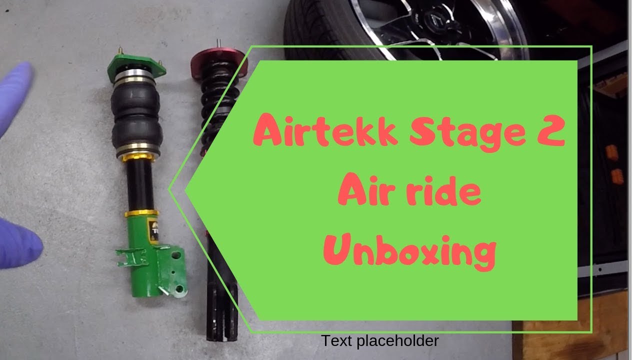 WRX Airtekk Stage 2 air suspension unboxing YouTube