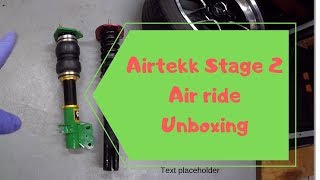 WRX Airtekk Stage 2 air suspension unboxing