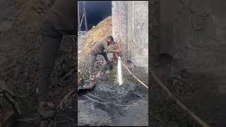 Fire Hydrant Flushing/Cleaning #hydrant #firehydrant #hydrantdrain