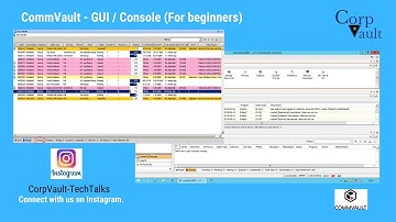 CommVault v11 GUI / Console (For Beginners)