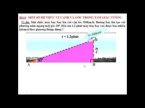 Toán 9 - Tuần 6 - Một số hệ thức và cạnh và góc trong tam giác vuông