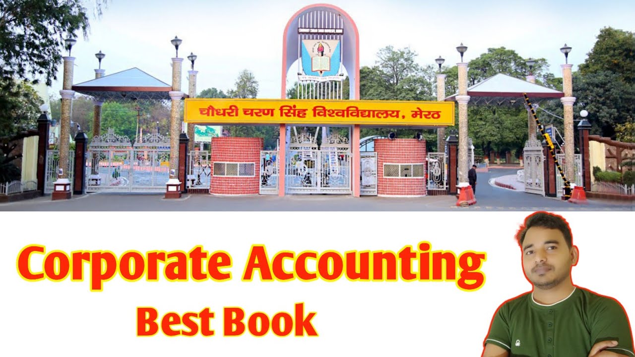 Merath मेरठ यूनिवर्सिटी कॉरपोरेट अकाउंटिंग बुक बीकॉम 5th सेमेस्टर | Corporate ...