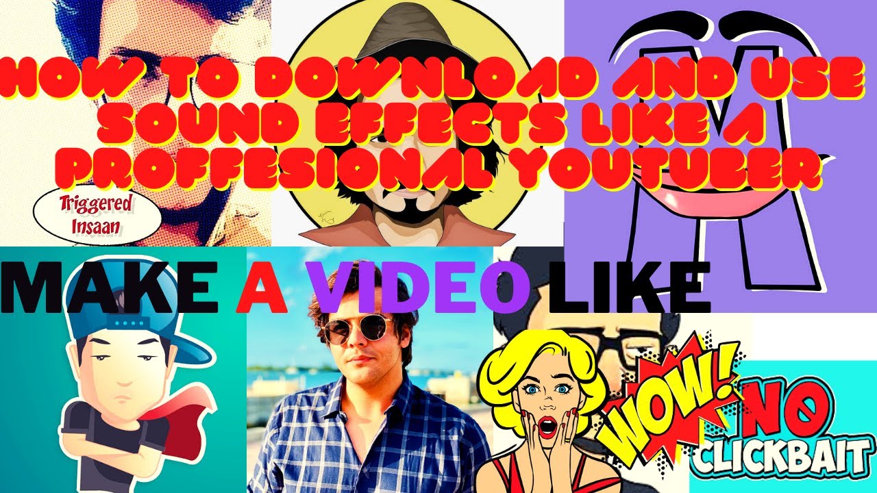 HOW TO DOWNLOAD AND USE SOUND EFFECTS LIKE POPULAR INDIAN YOUTUBER