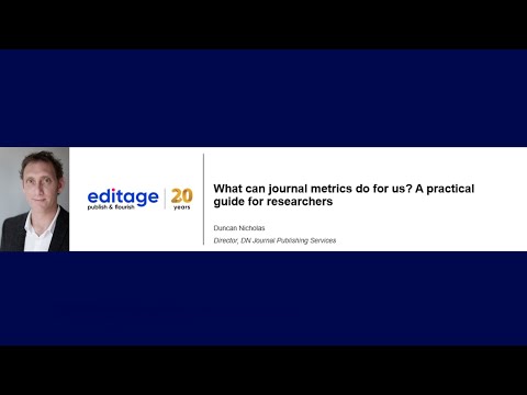 Journal Metrics: A