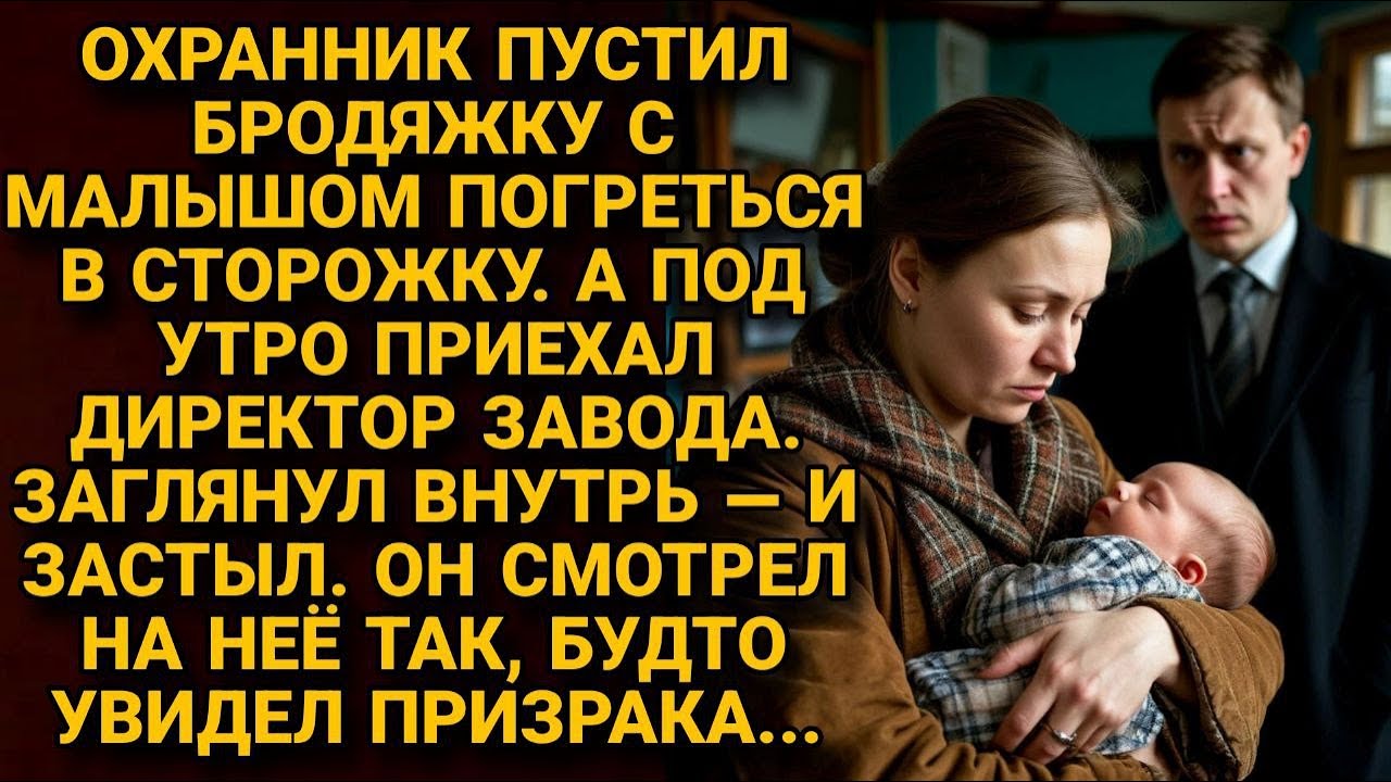 Охранник пустил бродяжку с малышом погреться. Утром приехал директор — и узнал в ней свою жену...