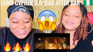 LAMB Cypher 3.0- The Last Cypher( Loose Kaynon,A-Q,M.I. Abaga,& Blaqbonez) | REACTION VIDEO| BARS 🤔