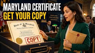 How to get a business registration certificate copy in Maryland