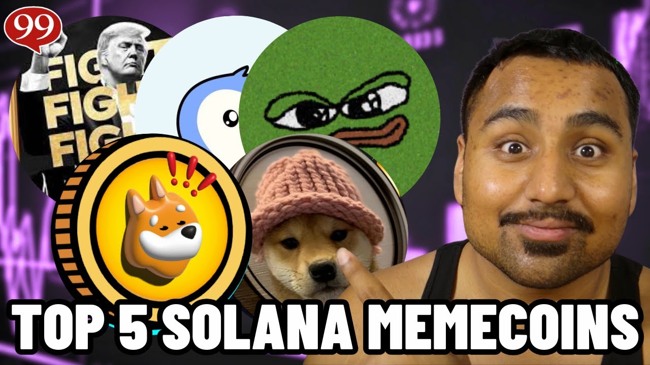 TOP 5 SOLANA MEME COINS TO BUY NOW!! (EASY 10X POTENTIAL!!) - YouTube