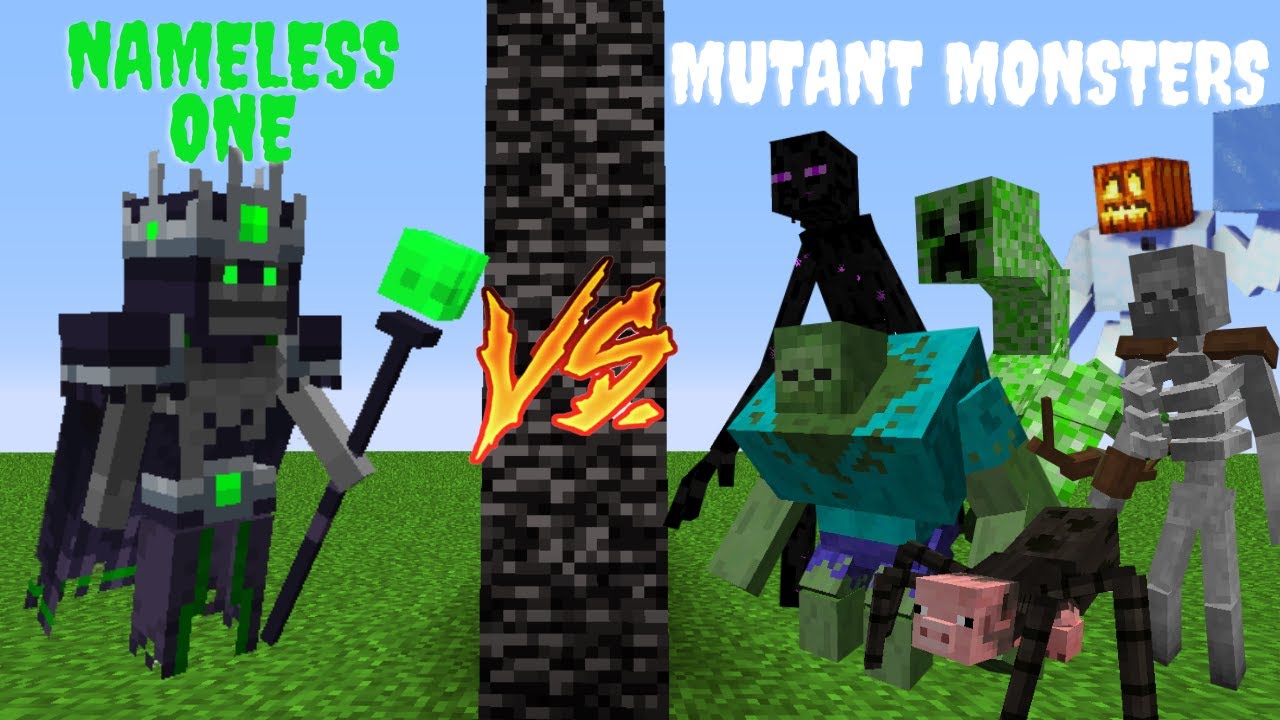 Nameless One VS Mutant Monsters / Minecraft Mob Battle - YouTube