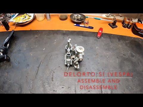 Dellorto SI dissembly and assembly (Vespa)