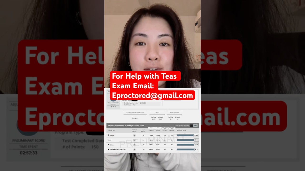 Экзамен ATI TEAS 7 2025/26 | Как я сдал его с высоким баллом