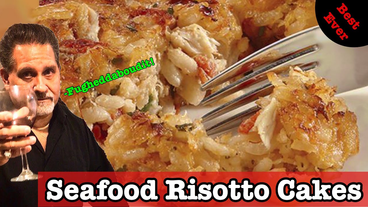 Best Seafood Risotto Cakes with Lobster Shrimp Crab YouTube