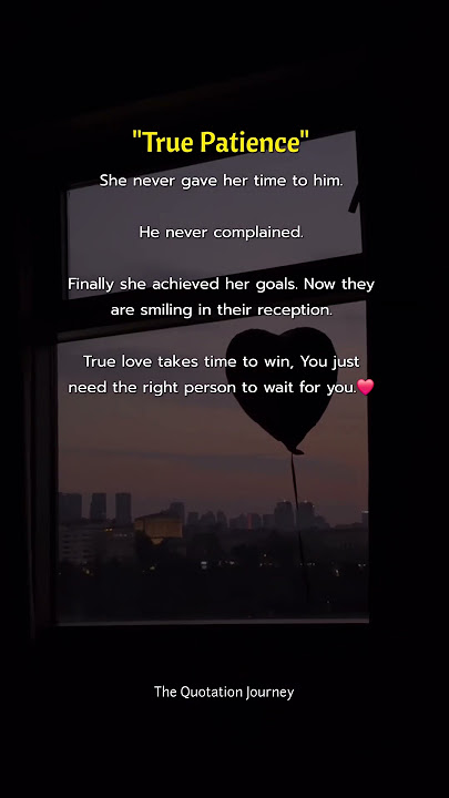 Download lagu 'True Patience ❤️ | Love Finds a Way ⏳'#TrueLove #PatienceWins