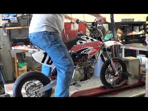 Piranha P160-R Dyno Vs. Piranha Daytona 150cc Anima 4 valve