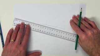 Two-sided ruler: Rhombus anywhere