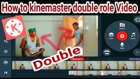 how to double role in kinemaster || double role video khalam kinemaster appao ||