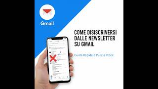 Come fare disicrizione alle newsletters su Gmail